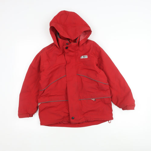 Regatta Boys Red Waterproof Parka, 9-10 Years, Hooded Lined