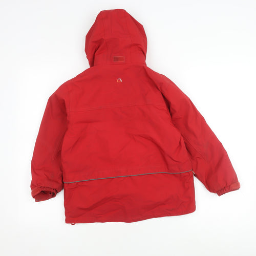Regatta Boys Red Waterproof Parka, 9-10 Years, Hooded Lined