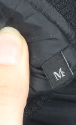 Diesel Women's Black Bomber Jacket Size M - Casual Style