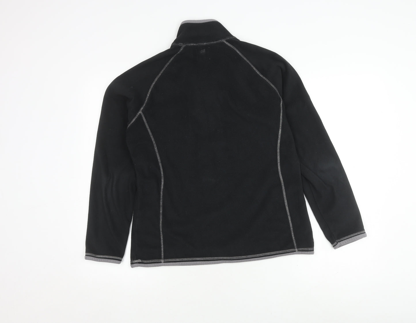 Mountain Warehouse Women's Black Fleece Hoodie Size 14