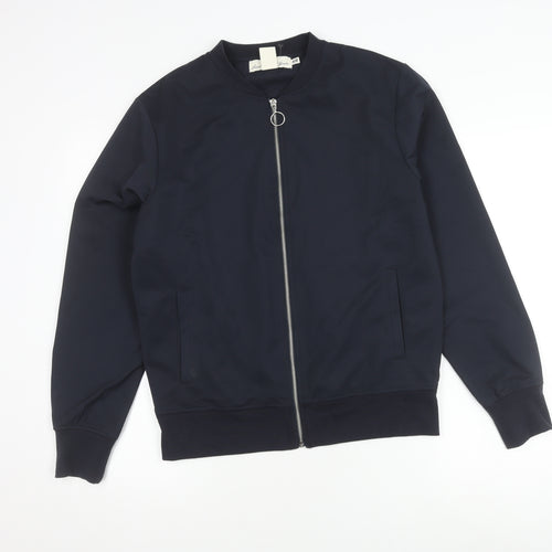 H&M Men's Black Bomber Jacket S Casual