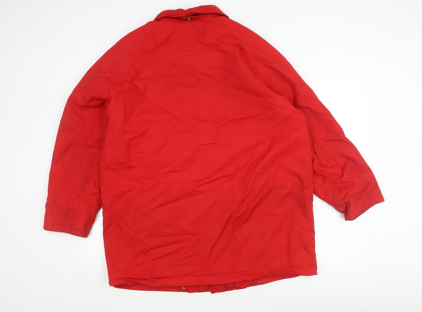 Redgreen Women's Red Long Toggle Coat Size L