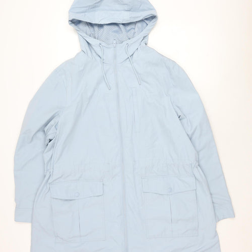 Marks and Spencer Women's Blue Anorak Jacket Size 20