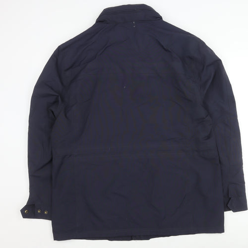 Joules Men's XL Blue Waterproof Military Jacket