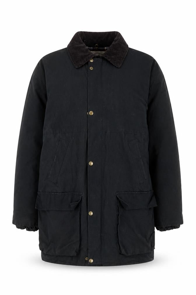 Front view of Country Leisurewear Black Women's Coat, size S