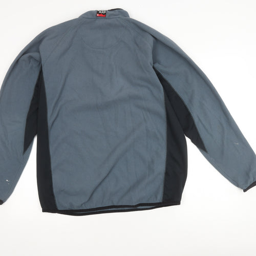Road Map Men's Blue Fleece Pullover Sweatshirt XL