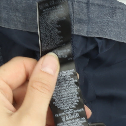 Marks and Spencer Women's Blue Parka Jacket, Size 12