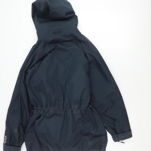Rydale Women's Blue Parka M Waterproof Hooded Coat
