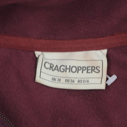 Craghoppers Women’s Purple Fleece Jacket Size 10