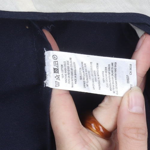 French Connection Men’s Blue Cotton Blazer 40 Regular Fit