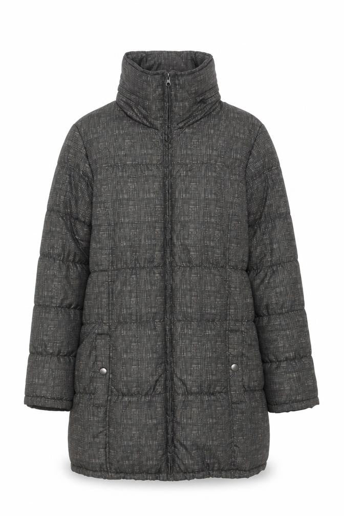 Front view of Marks & Spencer Women's Grey M Puffer Jacket