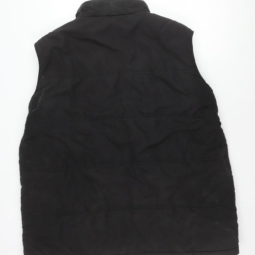 Slazenger Men's 4XL Black Puffer Jacket, Full Zip