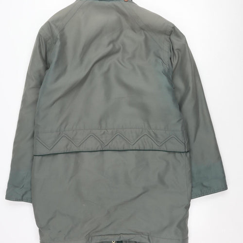 Compliments Women's Grey Mid-Length Jacket Size 10