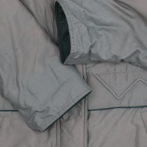 Compliments Women's Grey Mid-Length Jacket Size 10