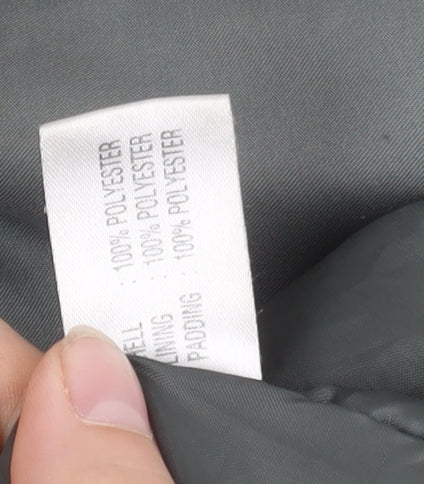 Compliments Women's Grey Mid-Length Jacket Size 10