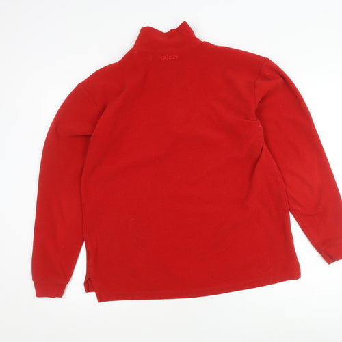 Spyder Men’s Red Fleece Pullover Sweatshirt M