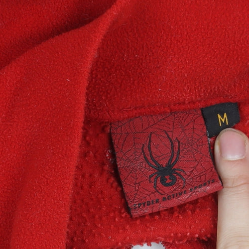 Spyder Men’s Red Fleece Pullover Sweatshirt M