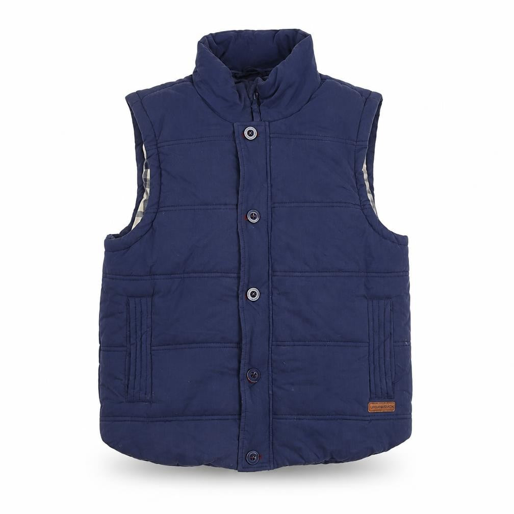 Urban Beach Men's Blue Puffer Waistcoat Size M - Casual