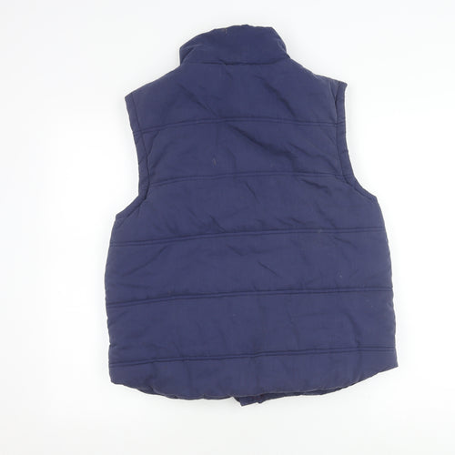Urban Beach Men's Blue Puffer Waistcoat Size M - Casual