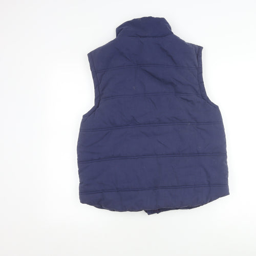Urban Beach Men's Blue Puffer Waistcoat Size M - Casual