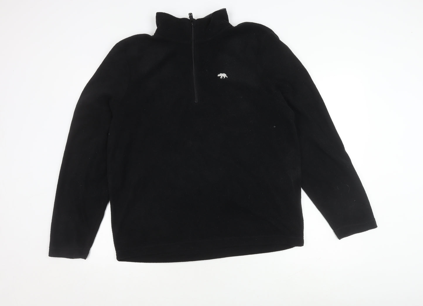 Ridge & Co. Men's Black Pullover Sweatshirt, L, Fleece