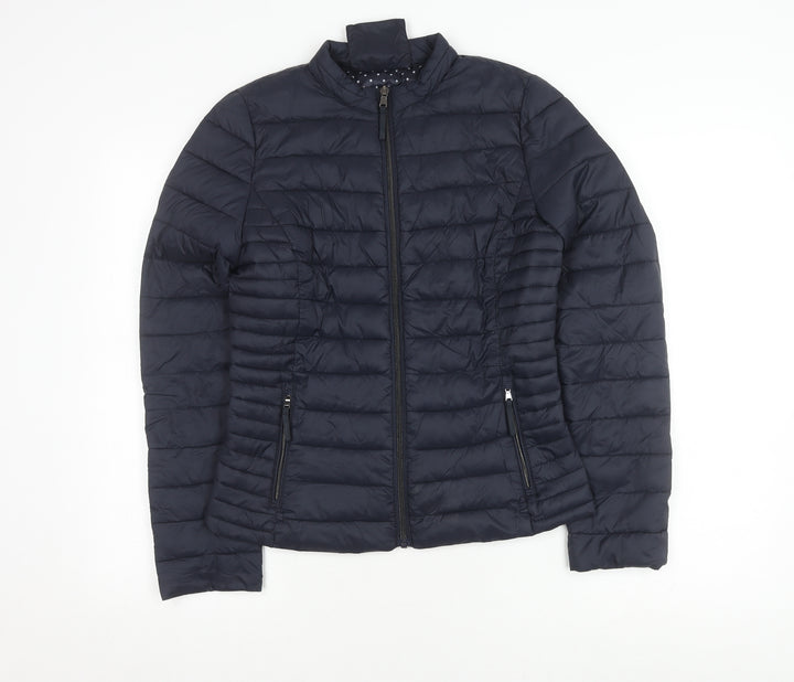 Orsay Women's Black Puffer Jacket Size 8, Chic Casual Layer