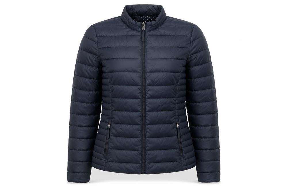 ORSAY Women's Black Puffer Jacket Size 8, Chic Casual Layer