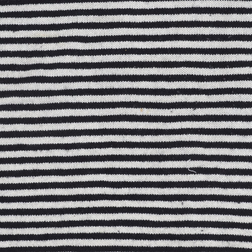 AllSaints Women's Black Striped Jumper, Medium