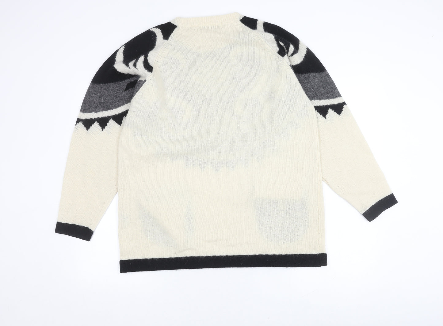 Frank Saut Women's Ivory Pullover Jumper One Size