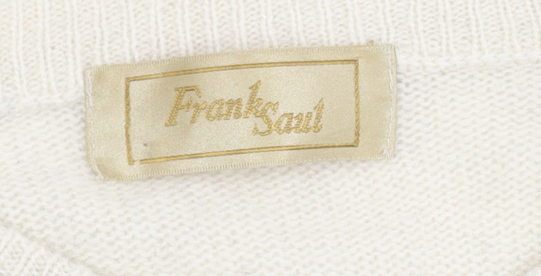 Frank Saut Women's Ivory Pullover Jumper One Size