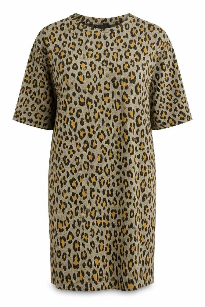Front view of Principles Women's Animal Print Knit Dress, size 14, Multicoloured