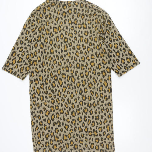 Principles Women's Animal Print Knit Dress Size 14 Multicoloured