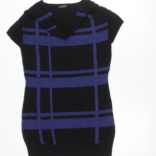 Monari Women's Black Striped Dress, Size 14