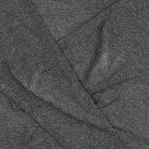 Hutson Harbour Men's Grey V-Neck Pullover Jumper M