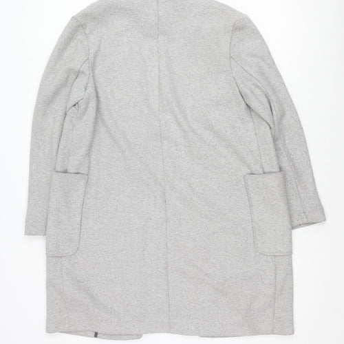 Marks and Spencer Women's Grey Mid-Length Coat M