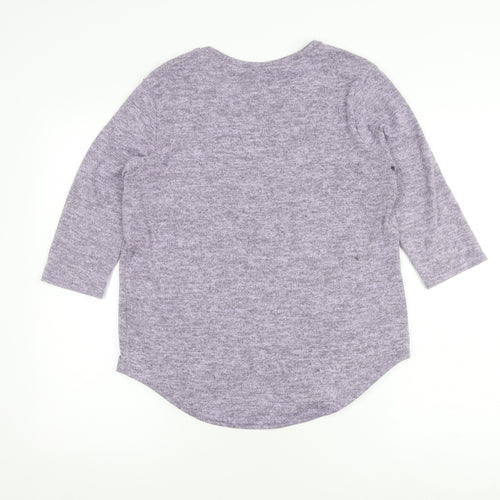 Vida Vi Women's Grey Pullover Jumper Size 10 Casual
