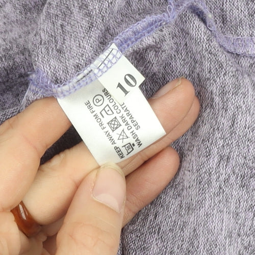 Vida Vi Women's Grey Pullover Jumper Size 10 Casual