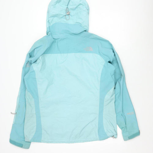 The North Face Women's Blue Waterproof Rain Jacket L