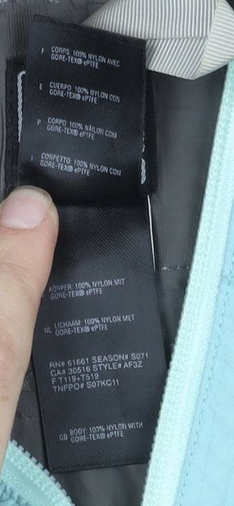 The North Face Women's Blue Waterproof Rain Jacket L