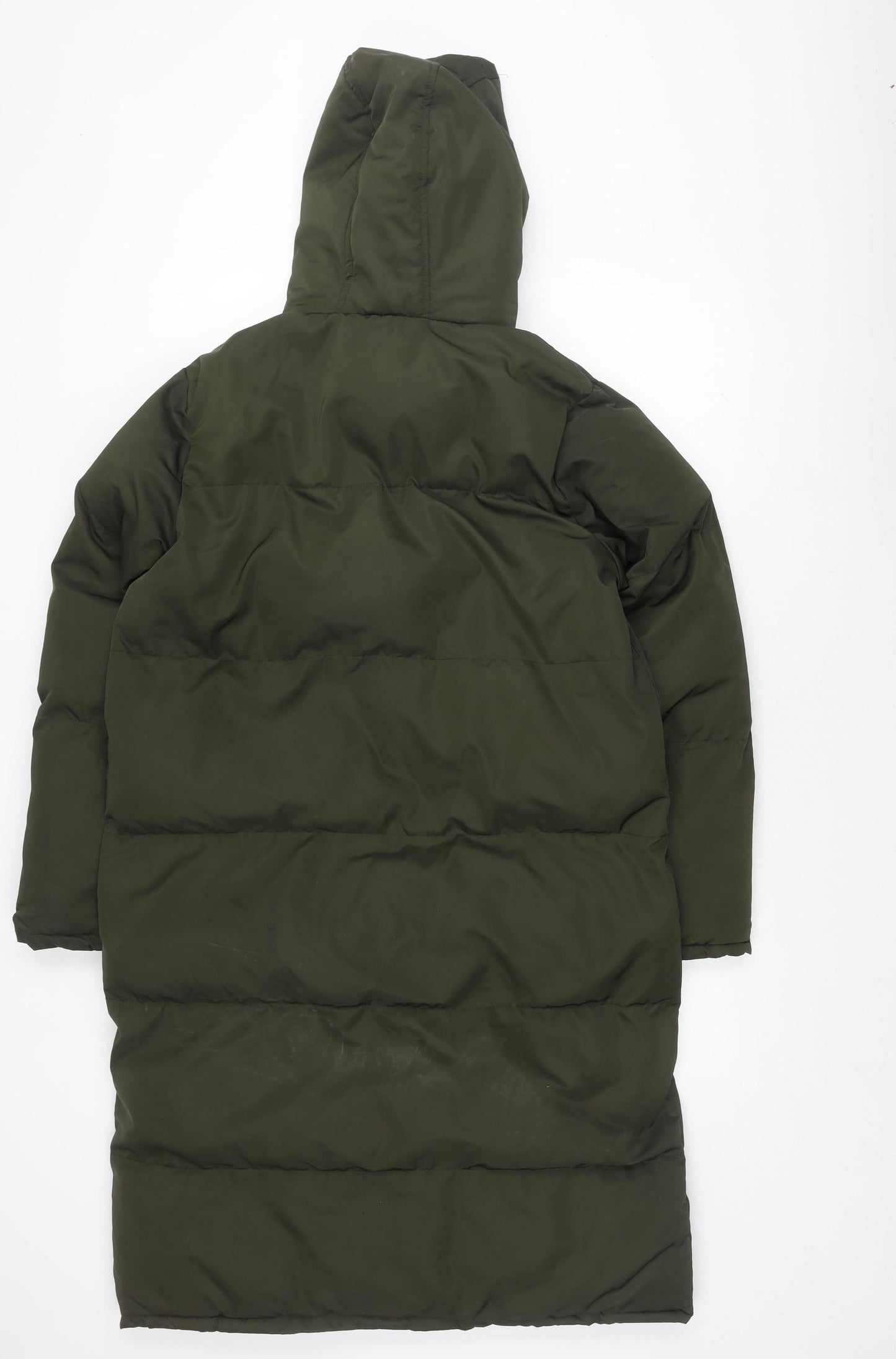 Brave Soul Women's Green M Puffer Jacket Hooded