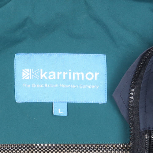 Karrimor Men's L Blue Anorak Jacket Waterproof
