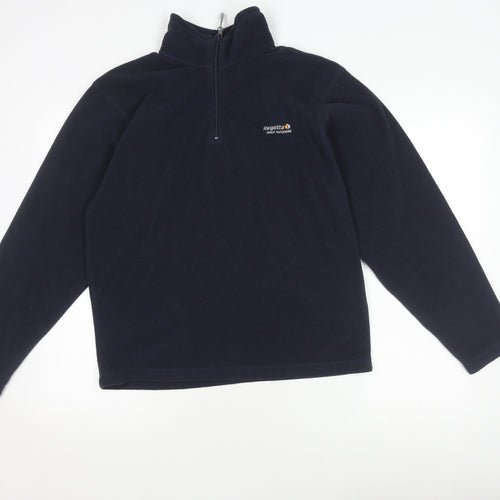 Regatta Men's Blue 1/2 Zip Fleece Sweatshirt, S