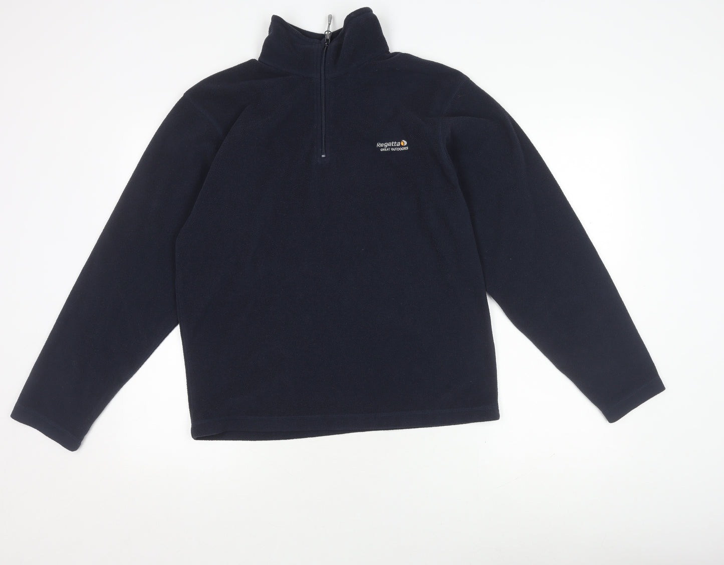 Regatta Men's Blue 1/2 Zip Fleece Sweatshirt, S