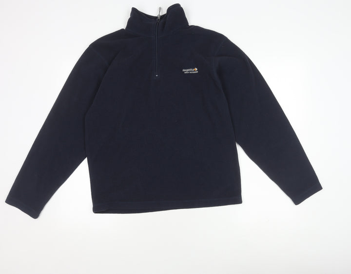 Regatta Men's Blue 1/2 Zip Fleece Sweatshirt, S