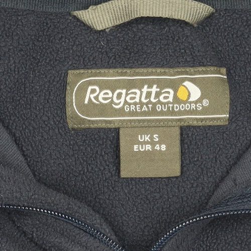 Regatta Men's Blue 1/2 Zip Fleece Sweatshirt, S