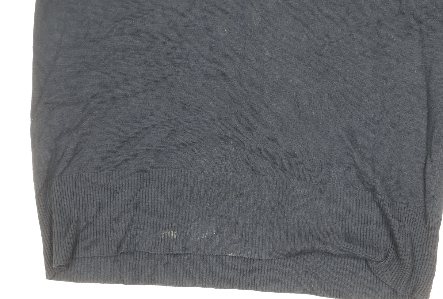 Alice Collins Women's Blue Roll Neck Jumper Size 14