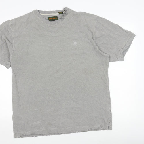 Timberland Men's Grey Short Sleeve T-Shirt L