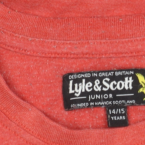 Lyle & Scott Boys Orange T-Shirt 14-15 Years