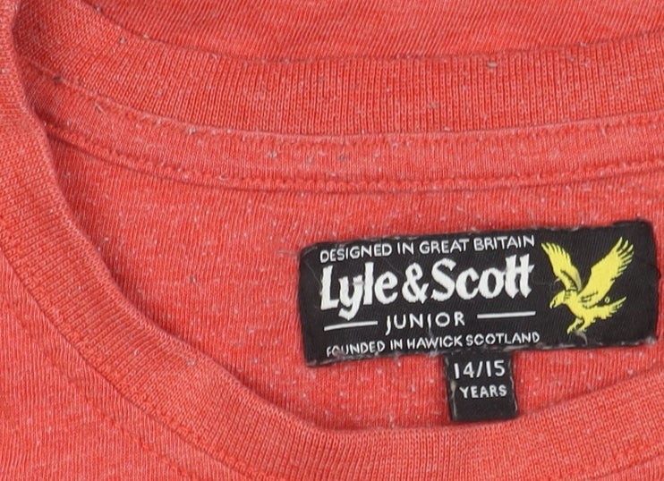 Lyle & Scott Boys Orange T-Shirt 14-15 Years