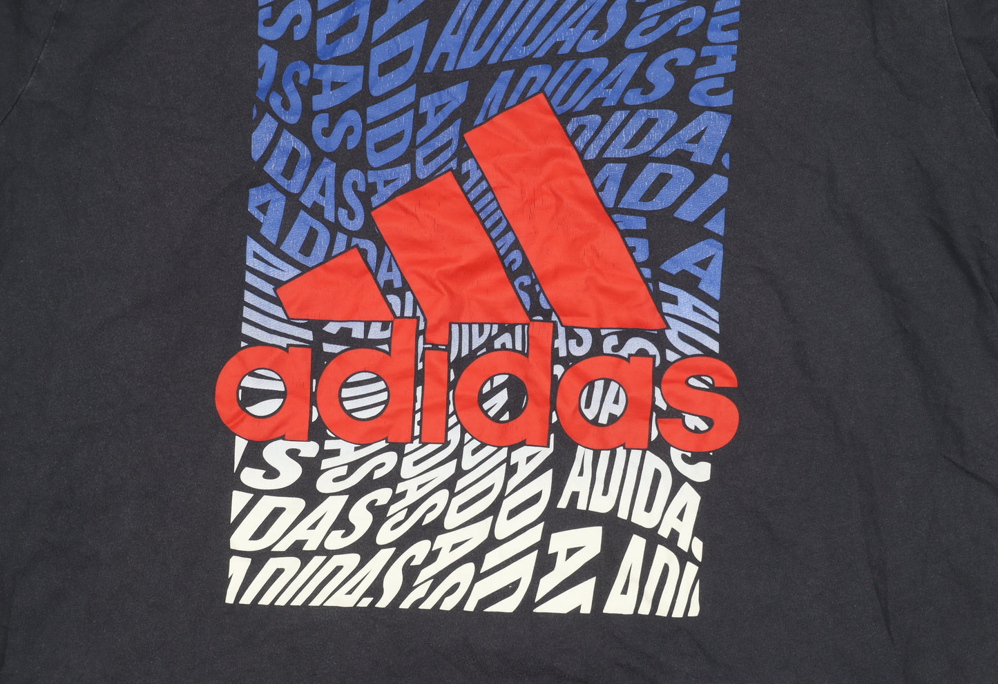 Adidas Men's Black 2XL Sports Graphic Tee